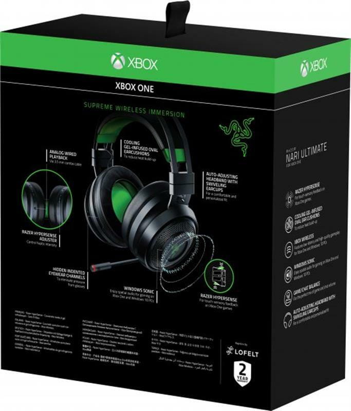 Bluetooth-гарнитура Razer Nari Ultimate for Xbox One (RZ04-02910100-R3M1)