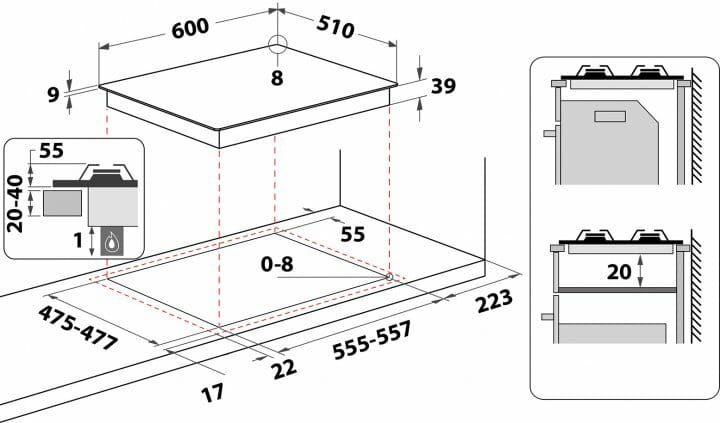 Варочная поверхность Whirlpool GMT 6422 AN