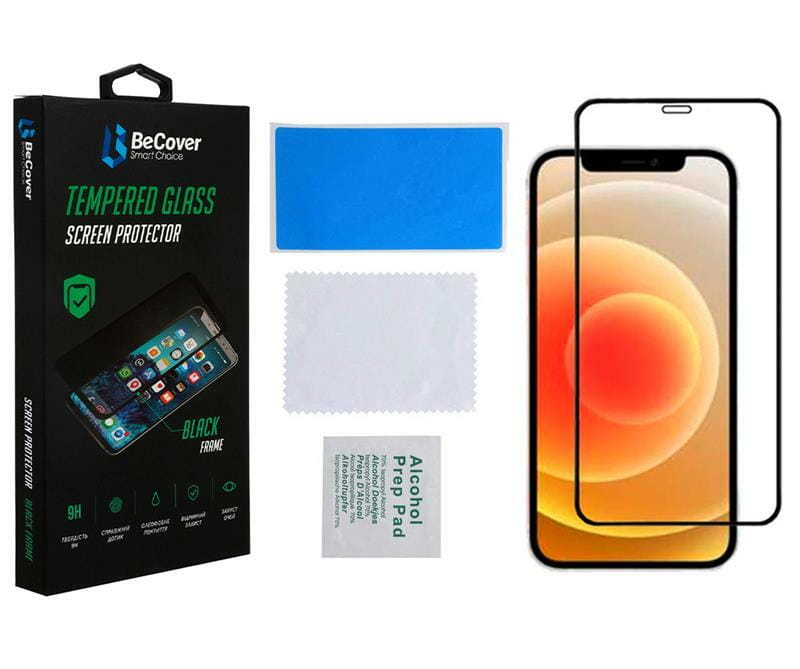 Защитное стекло BeCover для Apple iPhone 14 Black (707970)