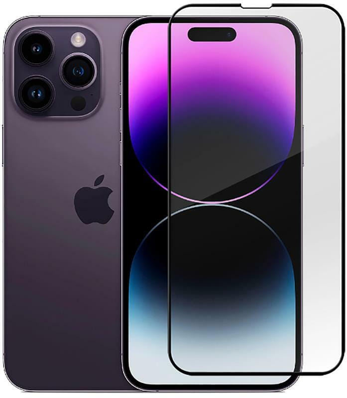 Защитное стекло BeCover для Apple iPhone 14 Pro Black (707968)