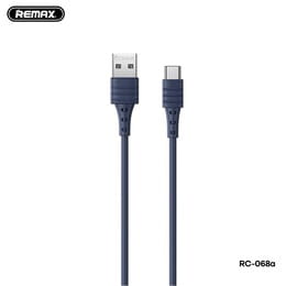 Кабель Remax RC-068a Zeron USB - USB Type-C (M/M), 5 A, 1 м, Blue (6954851224310)