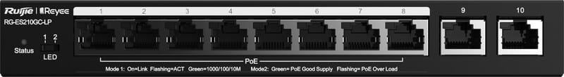 Коммутатор Ruijie Reyee RG-ES210GC-LP