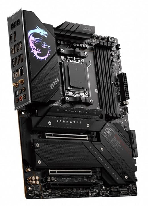 Материнская плата MSI MPG X670E Carbon WiFi Socket AM5