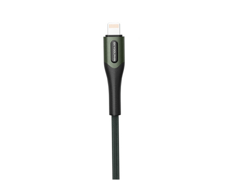 Фото - Кабель SkyDolphin   S01L USB - Lightning (M/M), 1 м, Dark Green  (USB-000580)