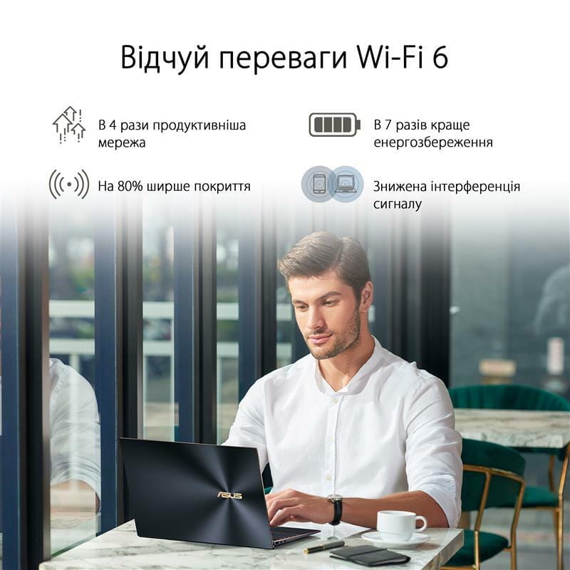Беспроводной адаптер Asus USB-AX56W/O cradle (90IG06H0-MO0R10)