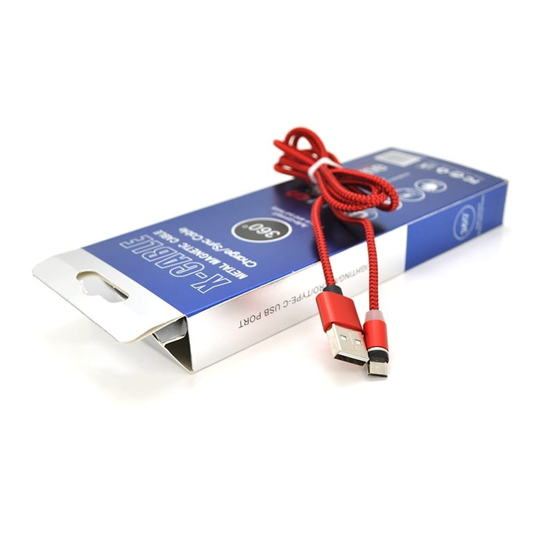 Магнитный кабель PiPo USB - micro USB V 2.0 (M/M), 1 м, Red (18164)