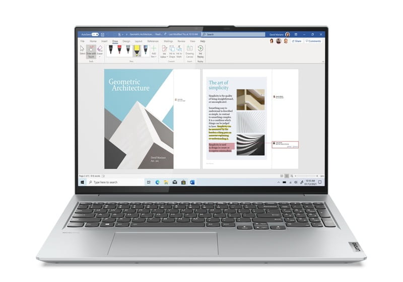 Ноутбук EU Lenovo Yoga Slim 7 Pro 16ACH6 (82QQ002BMZ) 2.5K Win11 Storm Grey