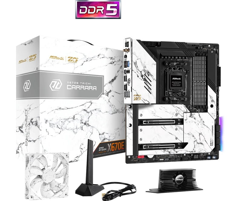 Материнская плата ASRock X670E TAICHI CARRARA Socket AM5