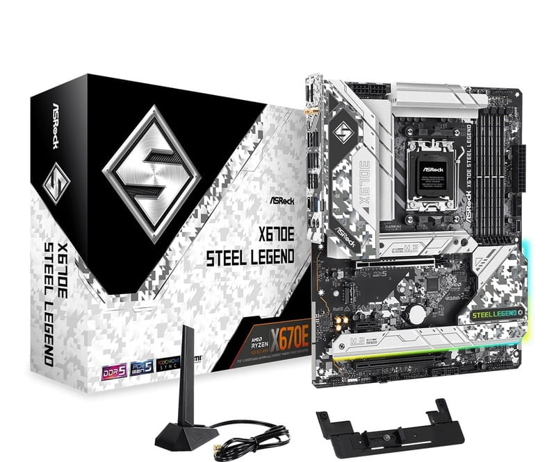 Материнская плата ASRock X670E STEEL LEGEND Socket AM5