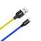 Фото - Кабель ColorWay USB - USB Type-C (M/M), 2.4 А, 1 м, Blue/Yellow (CW-CBUC052-BLY) | click.ua