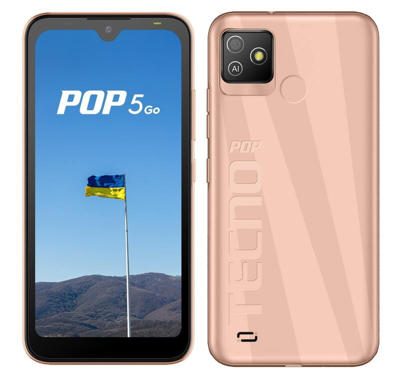 Смартфон Tecno Pop 5 Go (BD1) 1/16GB Dual Sim Mist Copper (4895180771033)