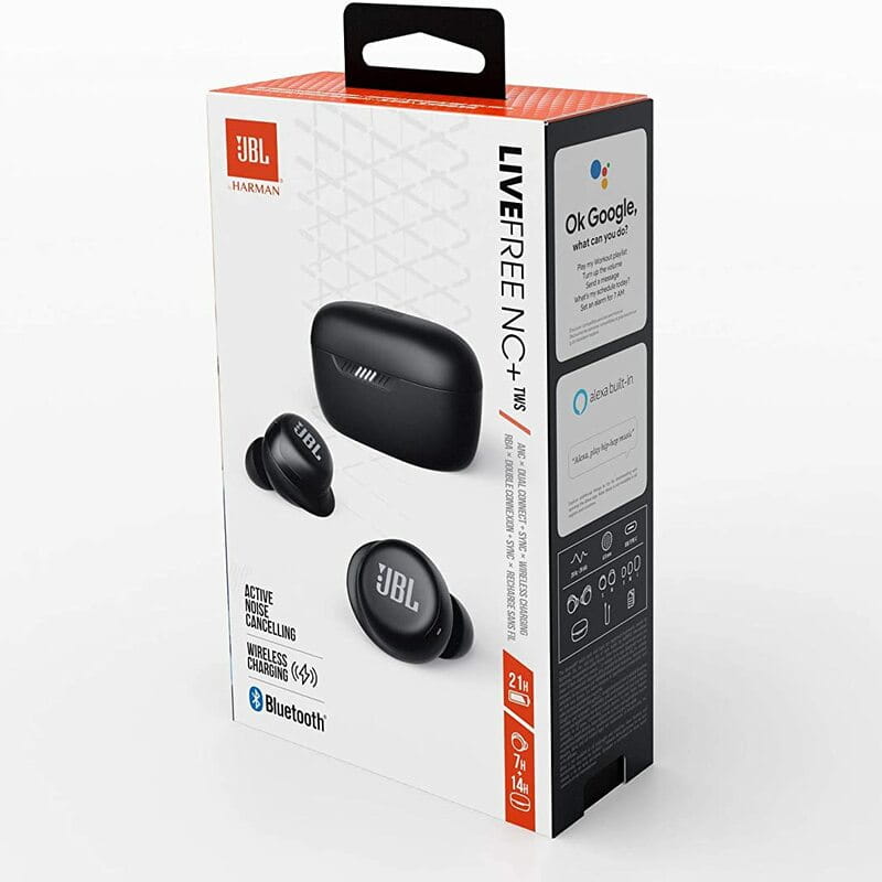 Bluetooth-гарнітура JBL Live Free NC+ TWS Black (JBLLIVEFRNCPTWSB)