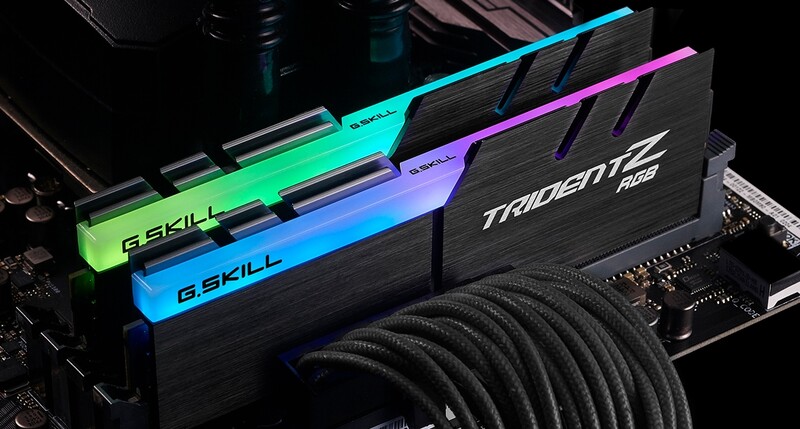 Модуль памяти DDR4 2x16GB/3600 G.Skill Trident Z RGB (F4-3600C18D-32GTZR)