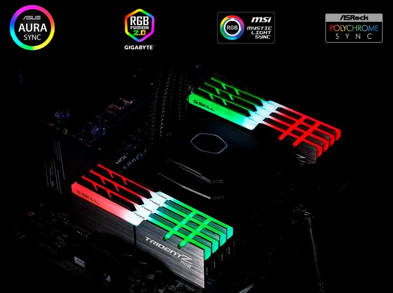 Модуль памяти DDR4 2x16GB/3600 G.Skill Trident Z RGB (F4-3600C18D-32GTZR)