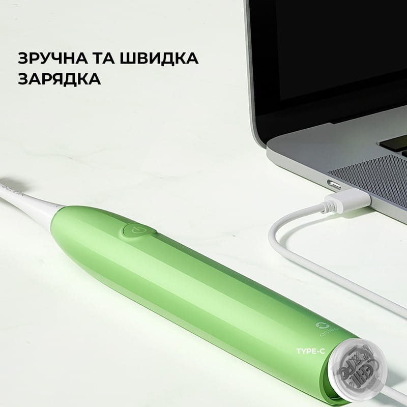 Розумна зубна електрощітка Oclean Endurance Color Edition Green (6970810552447)