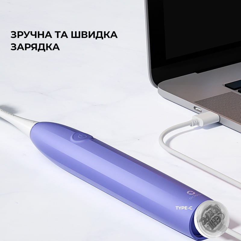 Розумна зубна електрощітка Oclean Endurance Color Edition Purple (6970810552454)