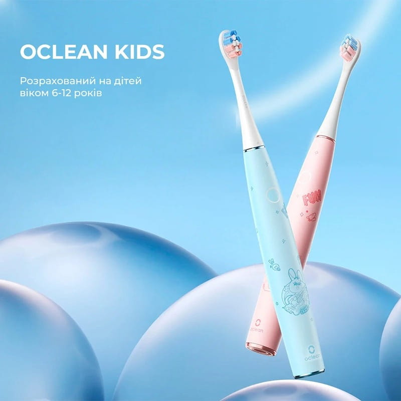 Умная зубная электрощетка Oclean Kids Electric Toothbrush Blue (6970810552379)