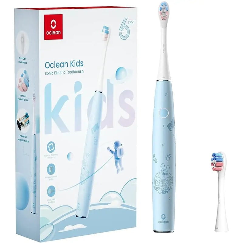 Умная зубная электрощетка Oclean Kids Electric Toothbrush Blue (6970810552379)