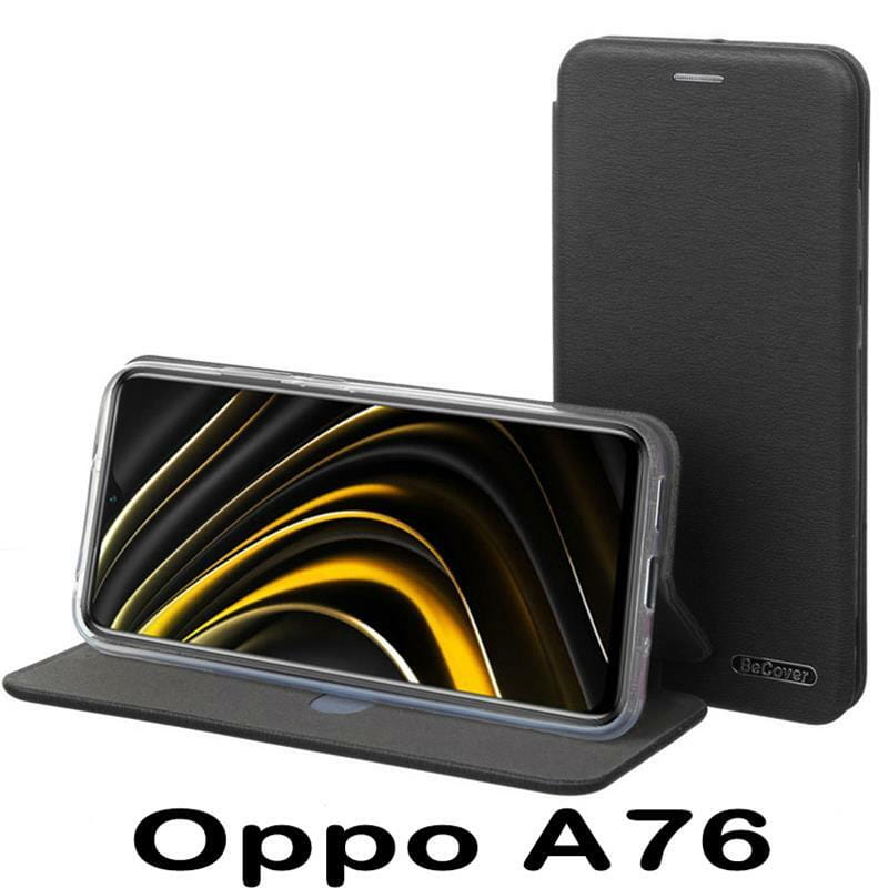 Чeхол-книжка BeCover Exclusive для Oppo A76/A96 Black (707920)