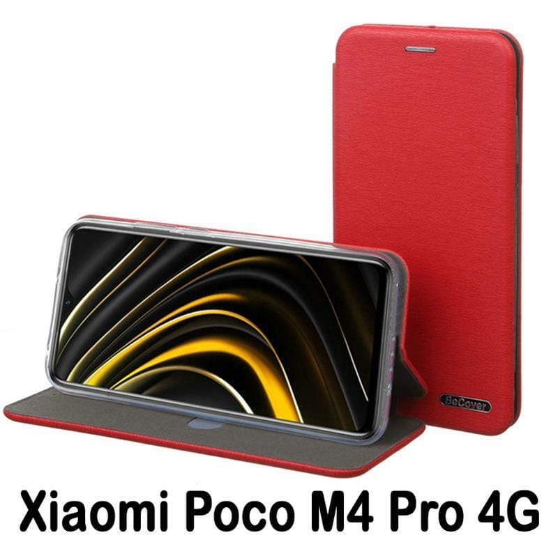 Чохол-книжка BeCover Exclusive для Xiaomi Poco M4 Pro 4G Burgundy Red (707924)