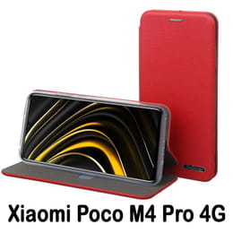 Чeхол-книжка BeCover Exclusive для Xiaomi Poco M4 Pro 4G Burgundy Red (707924)