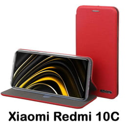 Чeхол-книжка BeCover Exclusive для Xiaomi Redmi 10C Burgundy Red (707948)