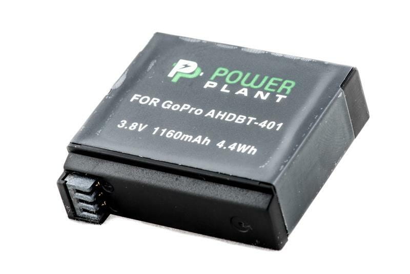 Акумулятор PowerPlant для GoPro AHDBT-401 1160mAh (DV00DV1401)