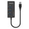 Фото - Концентратор USB3.0 Orico (CA912742) HR01-U3-V1-BK-BP Black 3хUSB3.0 + RJ45 | click.ua