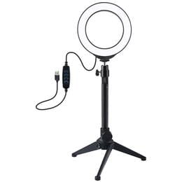 Кольцевая USB LED-лампа Puluz PKT3031 4.7" + настольный штатив (PKT3031)