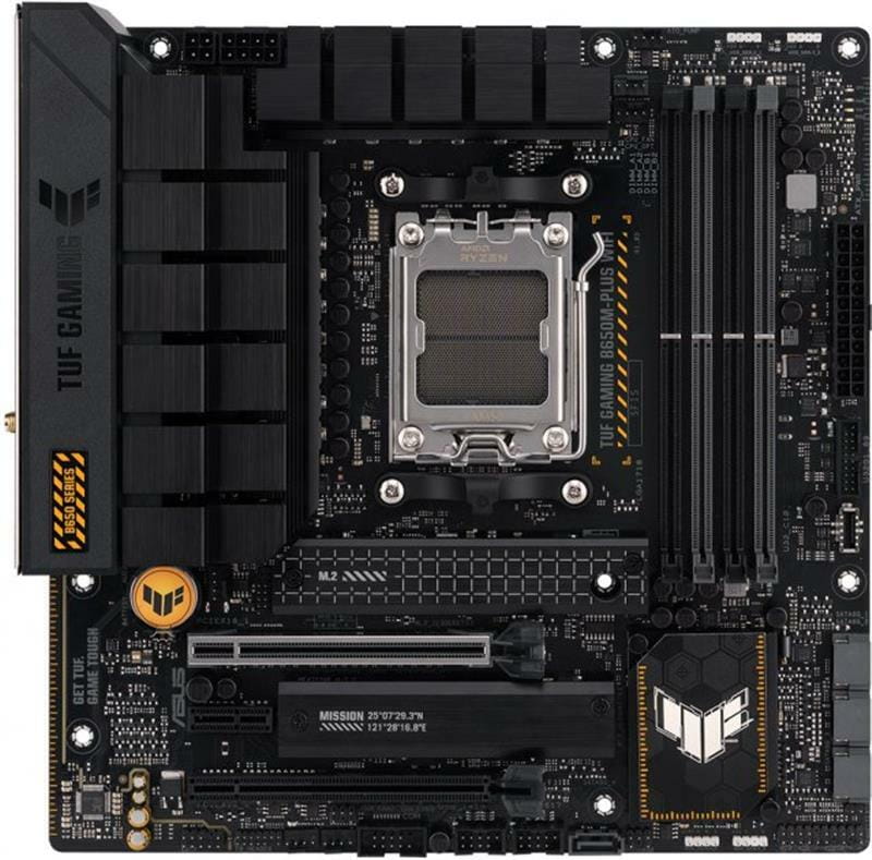 Материнська плата Asus TUF GAMING B650M-PLUS Socket AM5