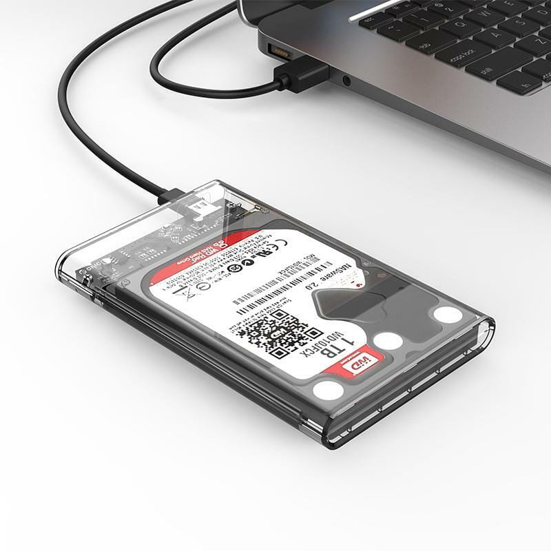 Внешний карман Orico SATA HDD/SSD 2.5", USB3.1 Gen 1 Type-C, Transparent (2139C3-CR-PRO)