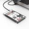 Фото - Зовнішня кишеня Orico SATA HDD/SSD 2.5", USB3.1 Gen 1 Type-C, Transparent (2139C3-CR-PRO) | click.ua