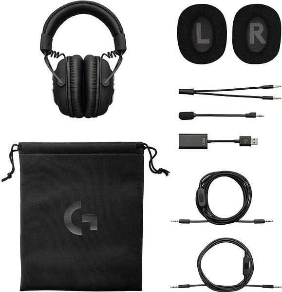 Гарнитура Logitech Pro X Gaming Black (981-000818)
