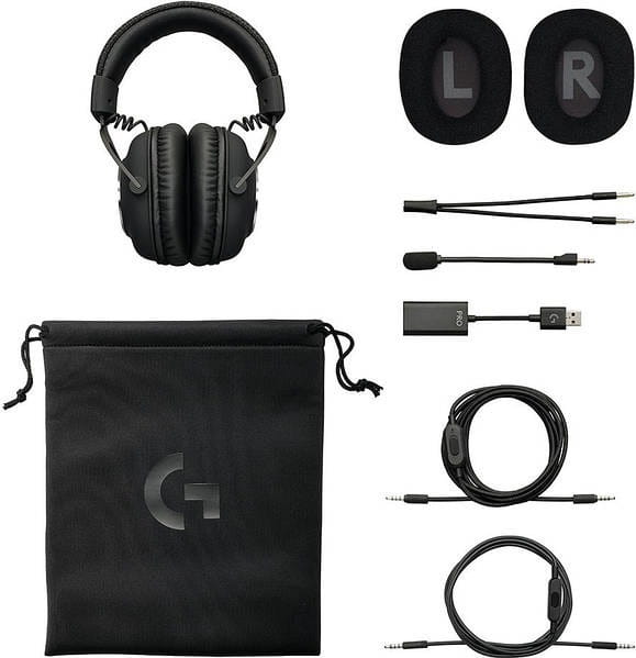 Гарнитура Logitech Pro X Gaming Black (981-000818)