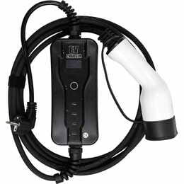 Зарядний пристрій для електромобілів HiSmart Type 2 - Schuko (220V), 16A, 3.6кВт, 1-фазний, 5м (EV200696)