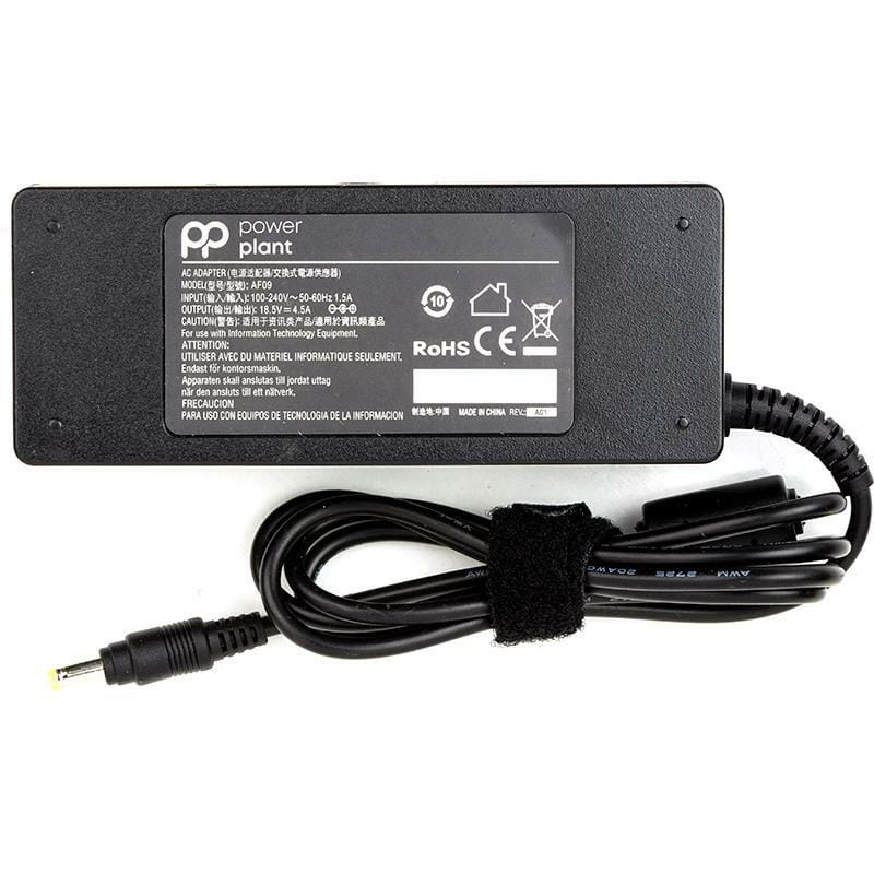 Блок питания PowerPlant для ноутбука HP 220V, 18.5V 83W 4.5A, 4.8х1.7мм (HP83E4817)