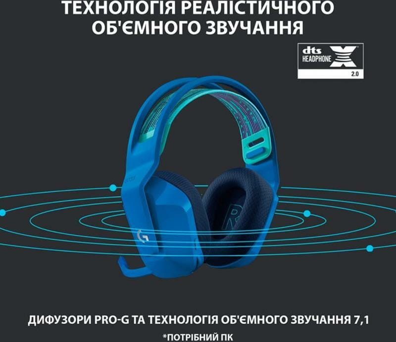 Гарнітура Logitech G733 Blue (981-000943)