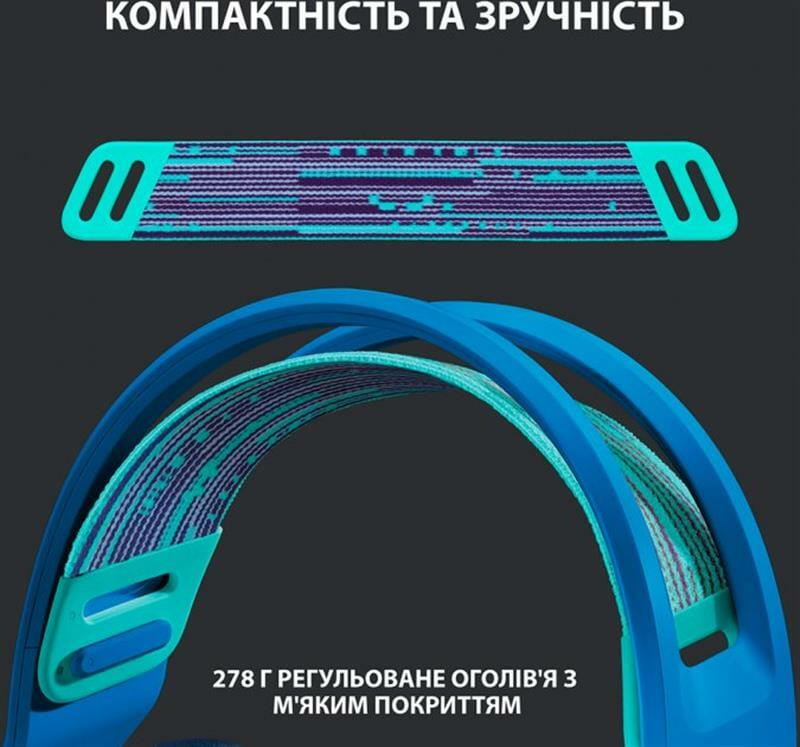 Гарнитура Logitech G733 Blue (981-000943)