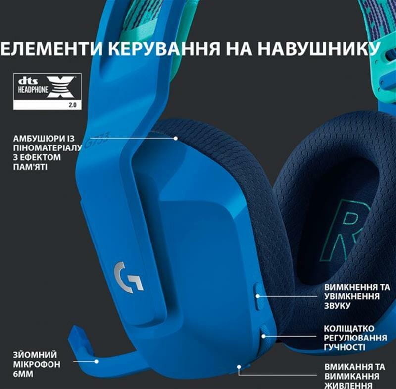 Гарнитура Logitech G733 Blue (981-000943)
