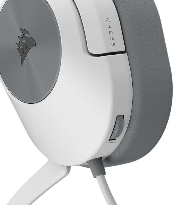 Гарнiтура Corsair HS55 Stereo Headset White (CA-9011261-EU)