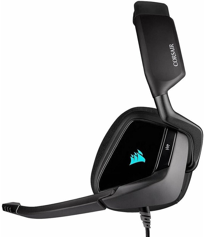 Гарнитура Corsair Void RGB Elite USB Premium Gaming Headset with 7.1 Surround Sound Carbon (CA-9011203-EU)