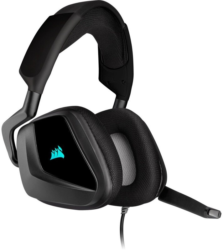 Гарнитура Corsair Void RGB Elite USB Premium Gaming Headset with 7.1 Surround Sound Carbon (CA-9011203-EU)