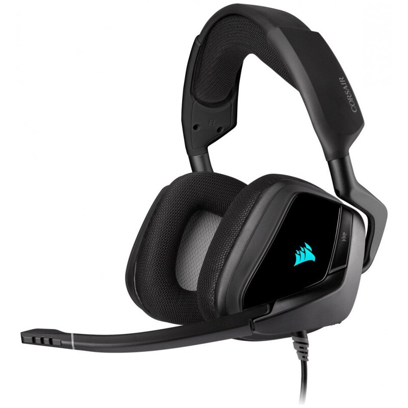 Гарнитура Corsair Void RGB Elite USB Premium Gaming Headset with 7.1 Surround Sound Carbon (CA-9011203-EU)