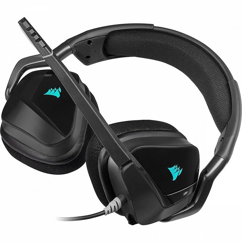 Гарнитура Corsair Void RGB Elite USB Premium Gaming Headset with 7.1 Surround Sound Carbon (CA-9011203-EU)