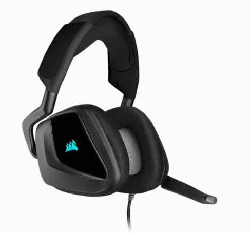 Гарнитура Corsair Void RGB Elite USB Premium Gaming Headset with 7.1 Surround Sound Carbon (CA-9011203-EU)