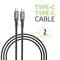 Фото - Кабель Intaleo CBGPD60WTT2 USB Type-C - USB Type-C (M/M), 2 м, Grey (1283126518102) | click.ua