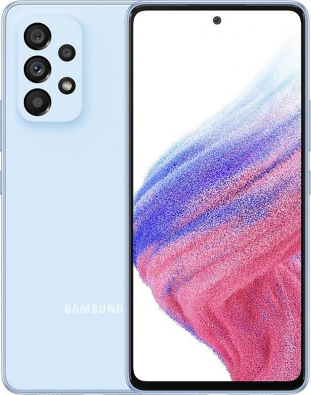 Смартфон Samsung Galaxy A53 5G SM-A536 6/128GB Dual Sim Light Blue (SM-A536ELBDSEK)