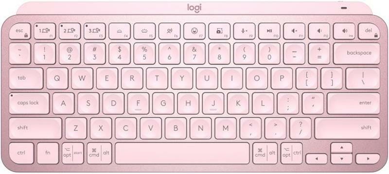 Клавіатура бездротова Logitech MX Keys Mini Wireless Illuminated UA Rose (920-010500)