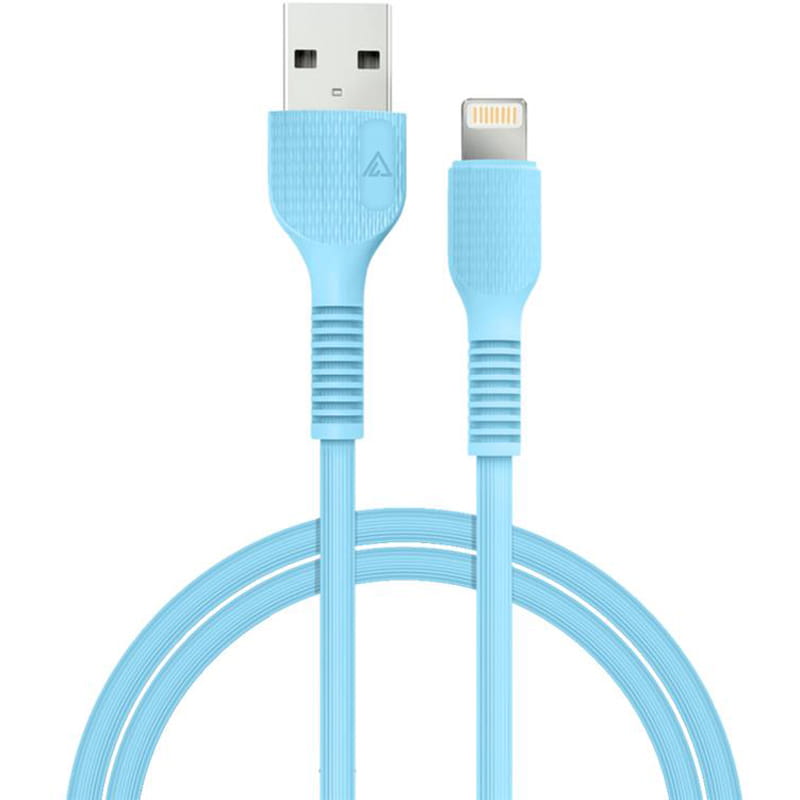 Кабель ACCLAB AL-CBCOLOR-L1BL USB - Lightning (M/M), 1.2 м, Blue (1283126518188)