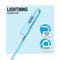 Фото - Кабель ACCLAB AL-CBCOLOR-L1BL USB - Lightning (M/M), 1.2 м, Blue (1283126518188) | click.ua